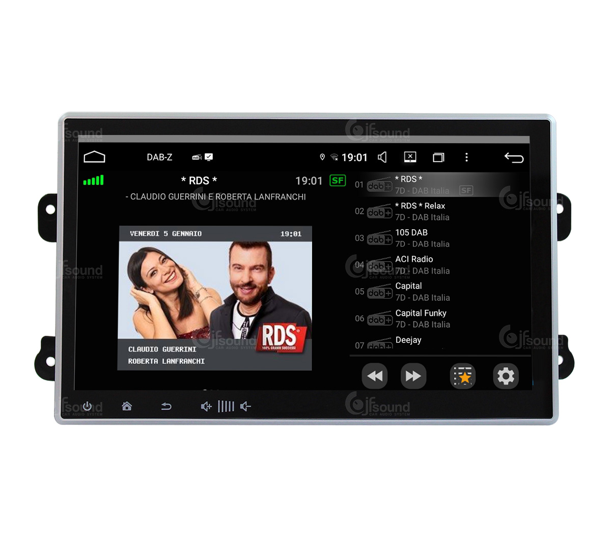 JFSound UP-PRO JF-111-UP-D8-PRO autoradio Fiat Ducato CarPlay