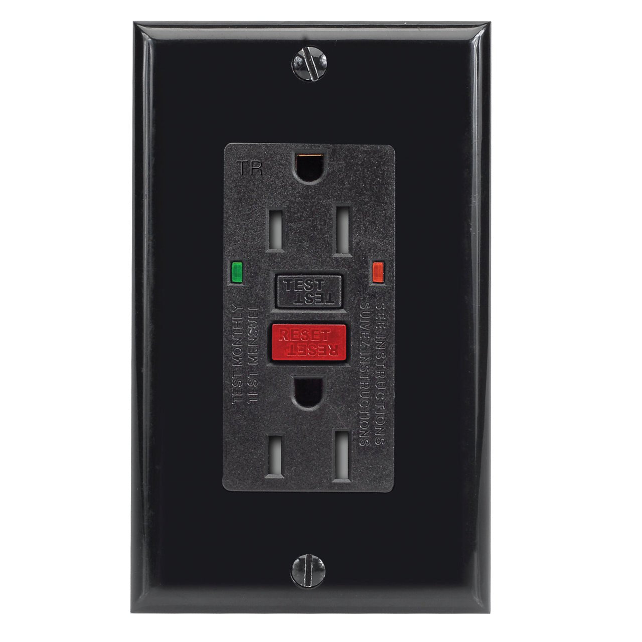 Magnedyne WC-130GFI-B Presa GFCI Doppia Camper Nera