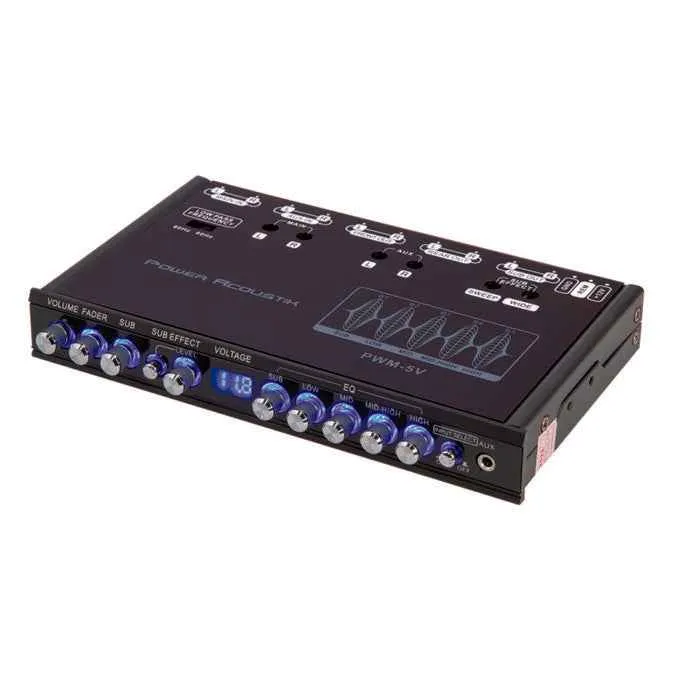 Power Acoustik PWM-5V equalizzatore 5 bande con subwoofer