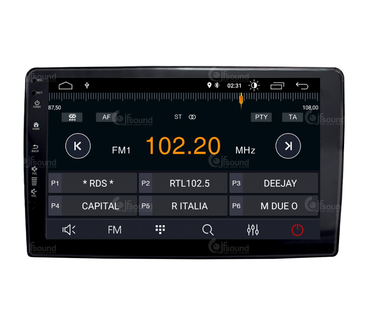 JFSound X7C-PRO JF-139P8-X7C-PRO autoradio Android Peugeot 308