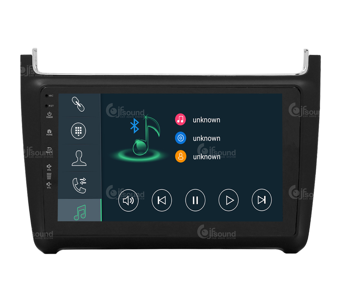 JFSound X9C-PRO JF-231WP autoradio Android Polo 4G retrocamera