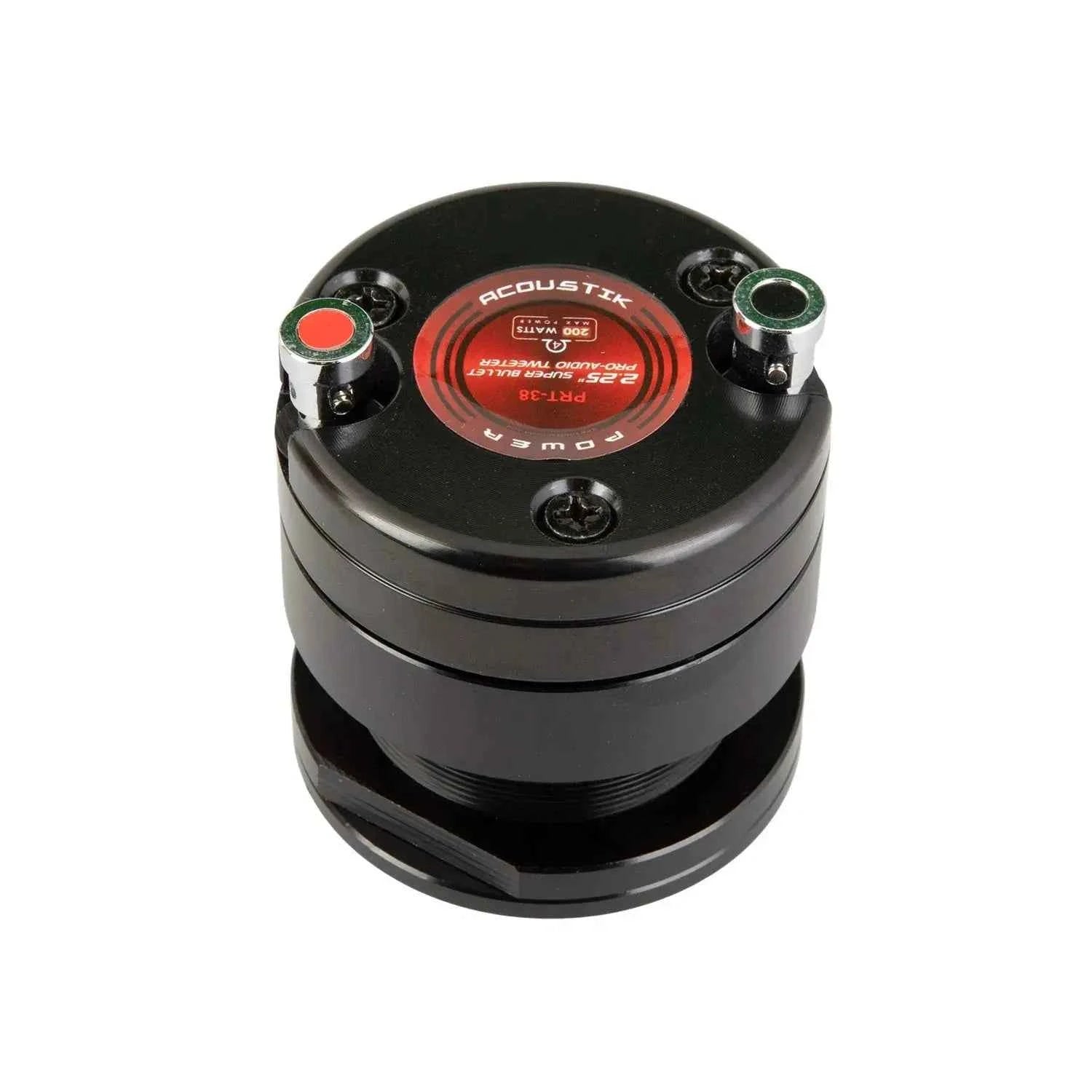 Power Acoustik PRT-38 tweeter bullet 2,25" coppia alluminio