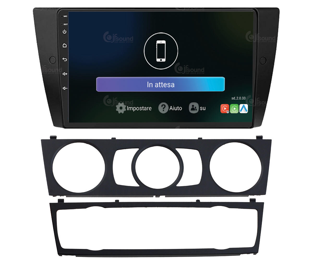 JFSound UP-PRO JF-039B3A-UP-PRO autoradio BMW E90 E91 E92 E93