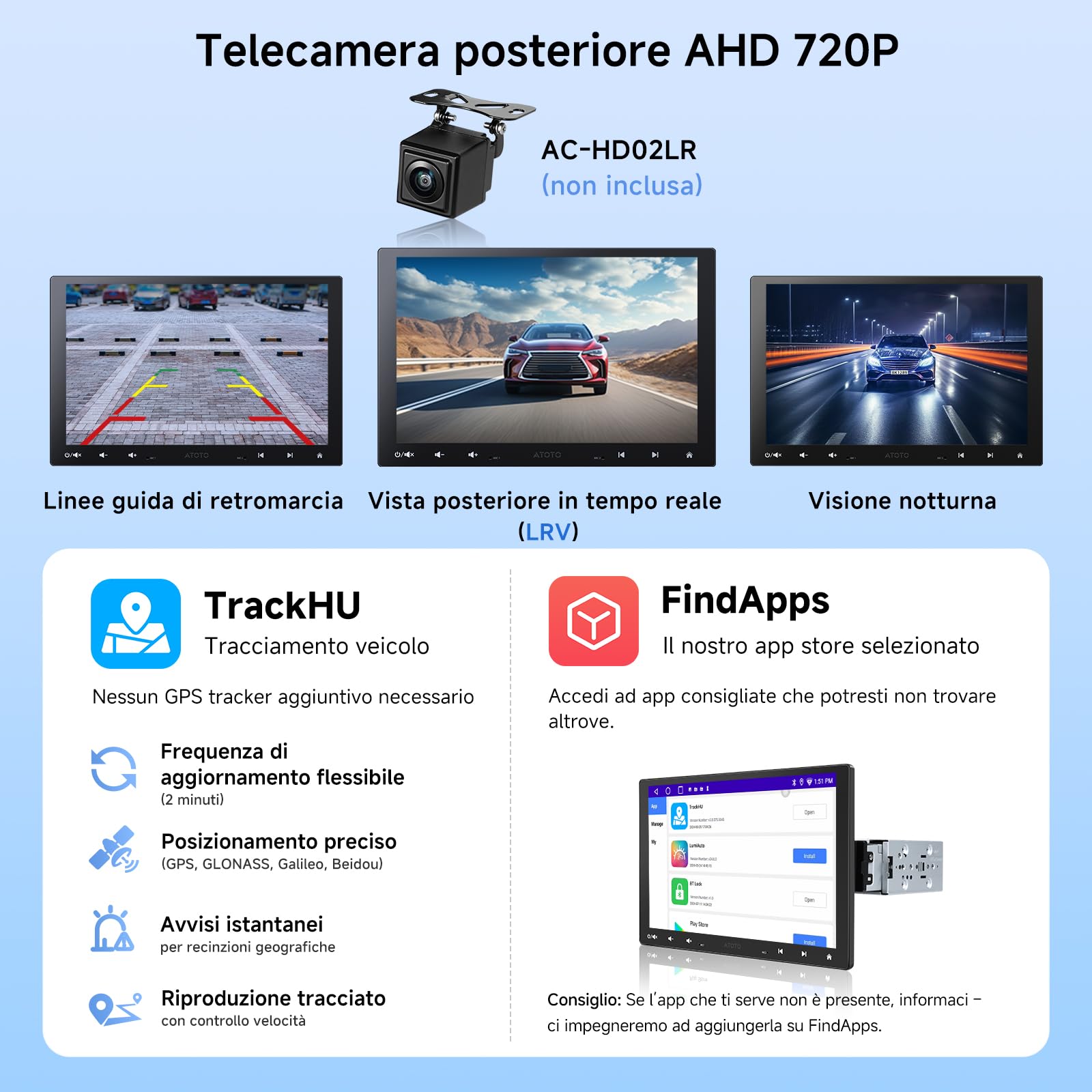 ATOTOZONE Car Stereo A5LG110T autoradio 10" 2+32G CarPlay