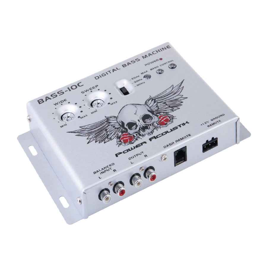 Power Acoustik BASS-10C processore bassi auto digitale 10W
