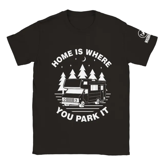 Magnedyne Home Is Where You Park It T-Shirt Cotone Taglia L