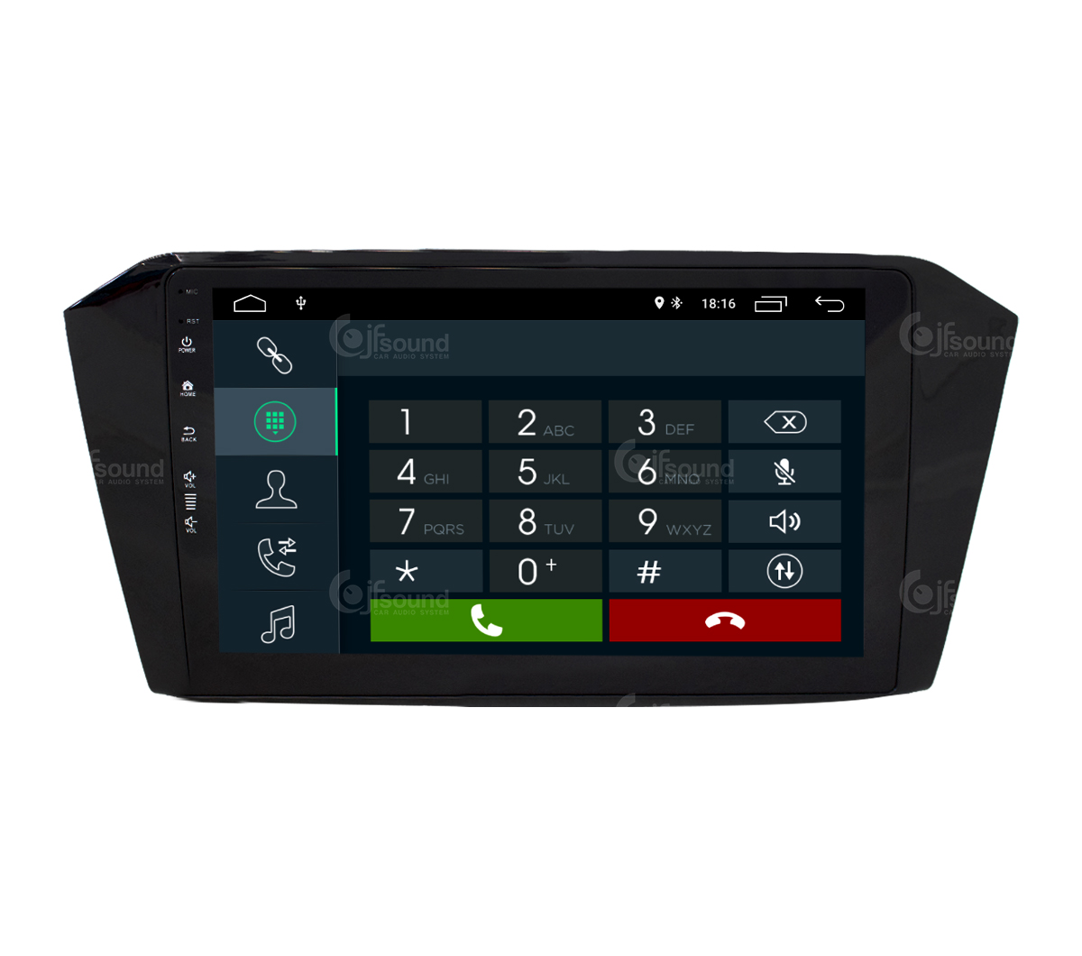 JFSound X7C-PRO JF-031WP autoradio Android Passat DSP