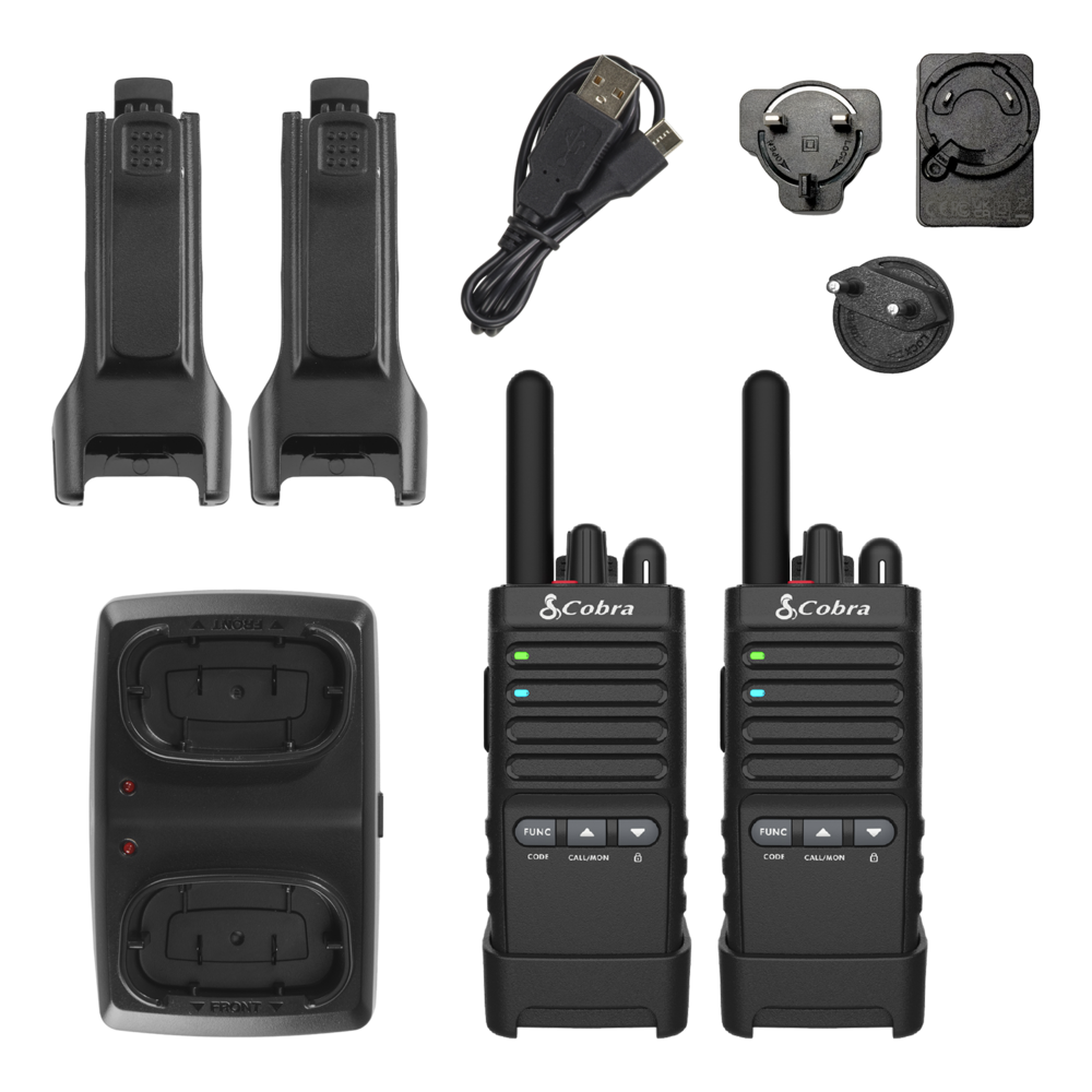 Cobra PX650 Walkie Talkie 2 Pezzi 16 Canali