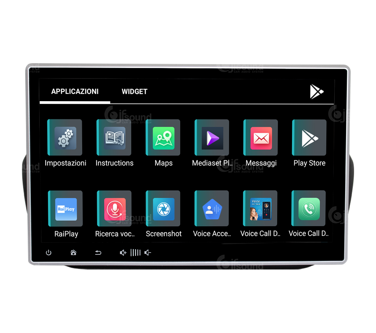 JFSound X9C-PRO JF-011 autoradio Fiat Fiorino 4G DSP