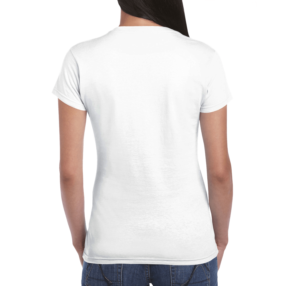 Camping Queen t-shirt donna girocollo bianca M