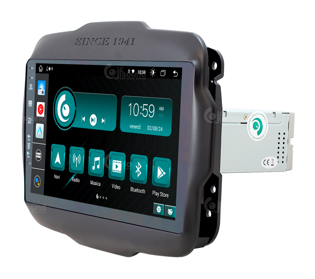 JFSound X9C-PRO JF-039JR Autoradio per Jeep Renegade 4G