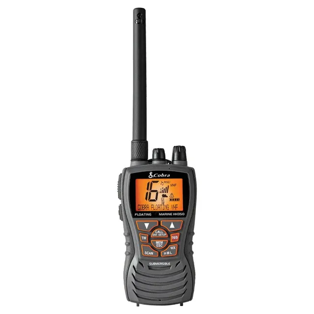 Cobra MR HH350 FLT EU radio VHF nautica palmare galleggiante 6W