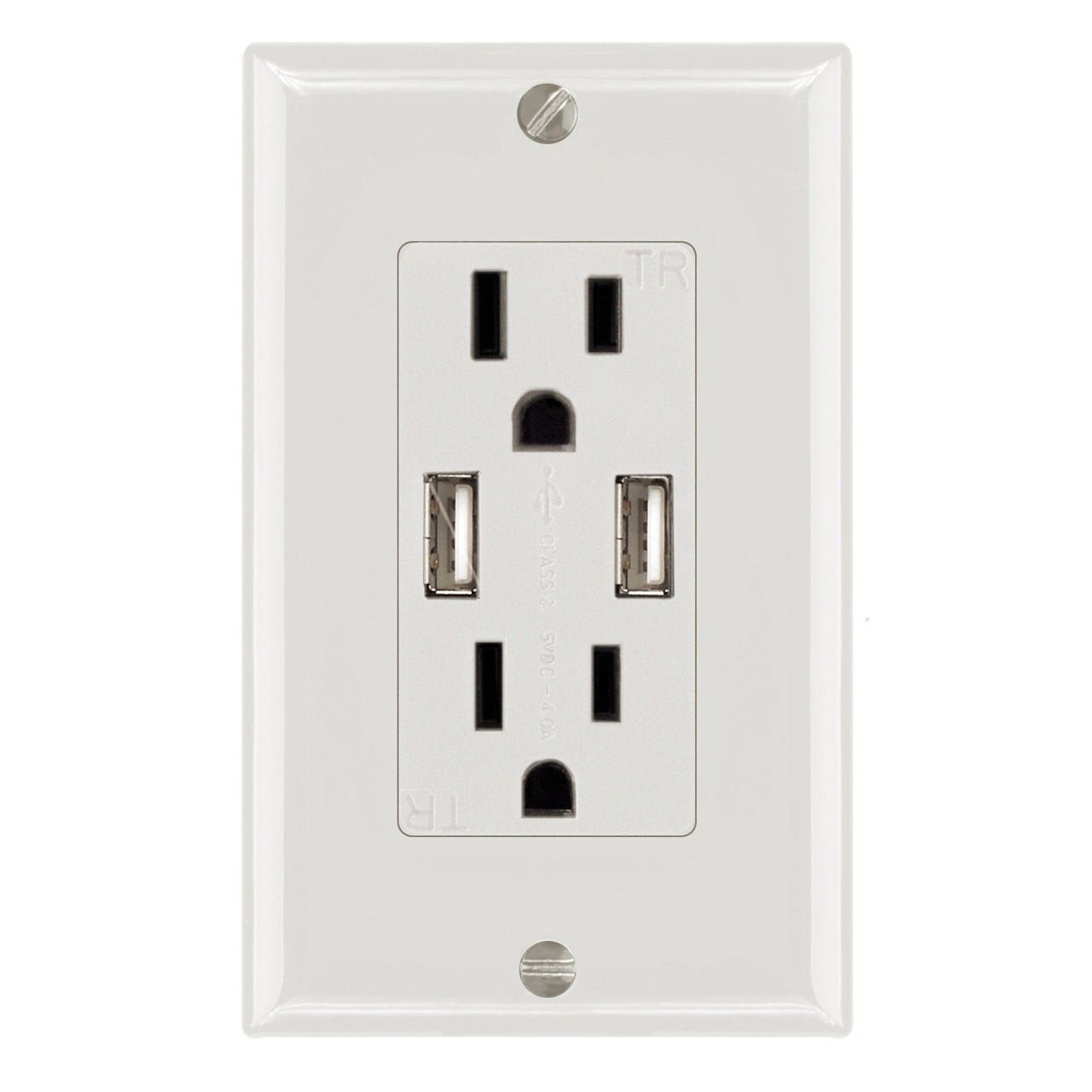 Magnedyne Utility WC-502 presa usb a muro bianca