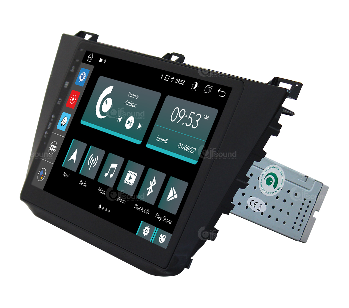 JFSound X9C-PRO JF-031WT-X9C-PRO autoradio Android Tiguan 4G DSP