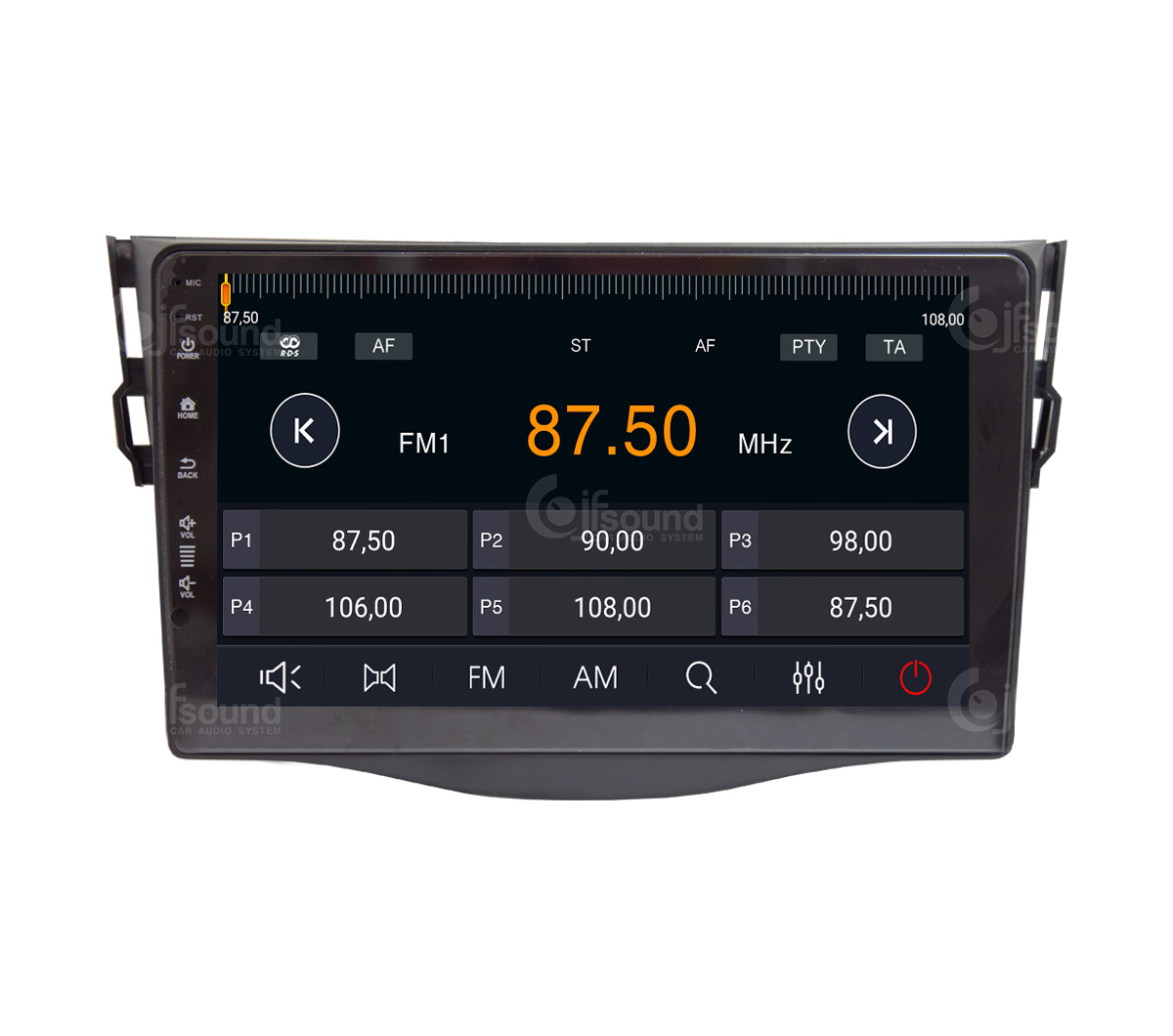 JFSound X9C-PRO JF-039TR4-X9C-1-PRO autoradio Toyota RAV4 4G