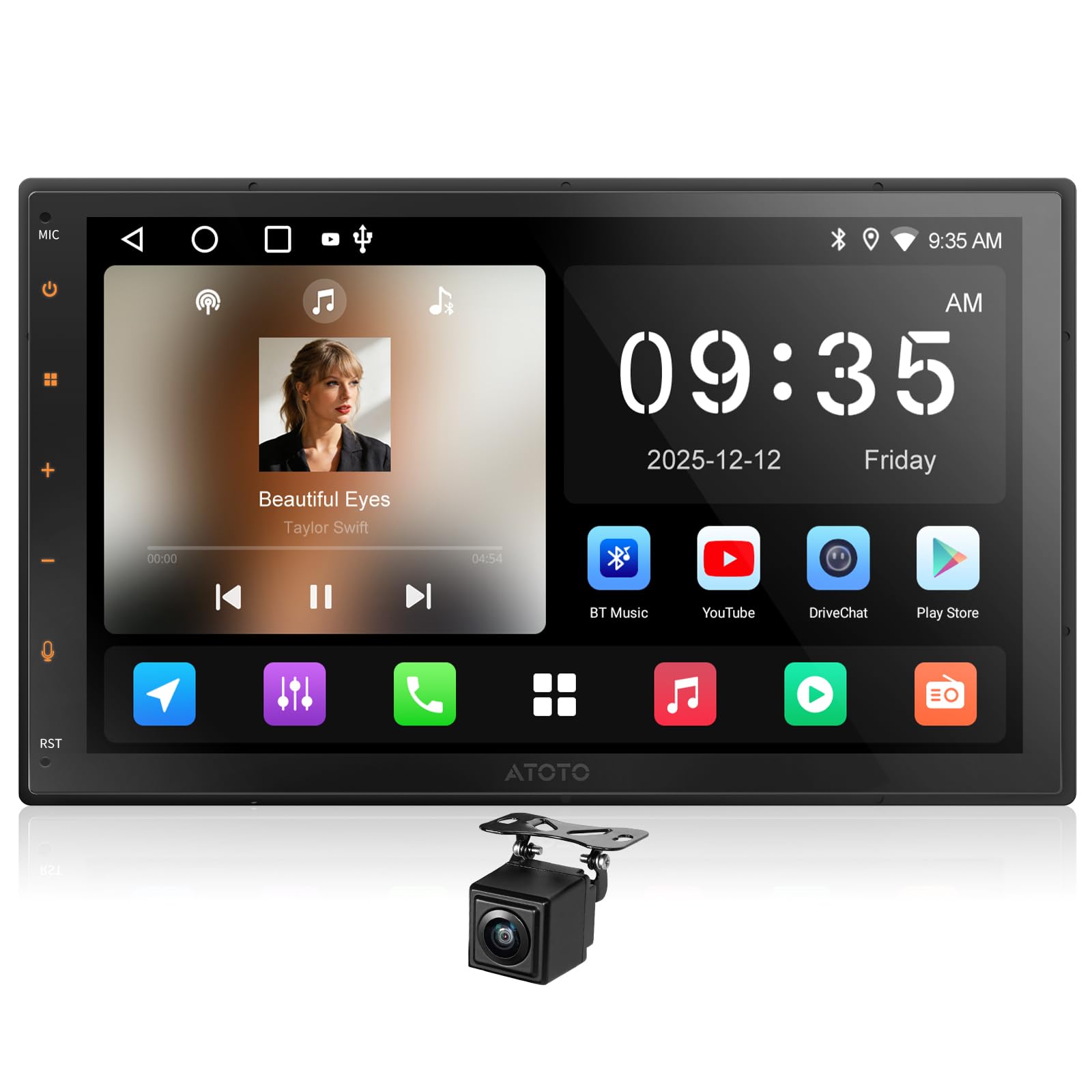 ATOTOZONE A5L autoradio Android 7" 2 DIN 2G+32G CarPlay