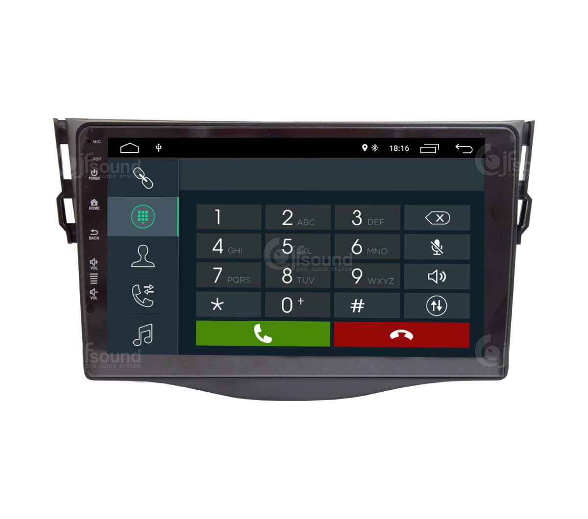 JFSound X7C-PRO JF-039TR4-X7C-PRO autoradio Android RAV4 DSP