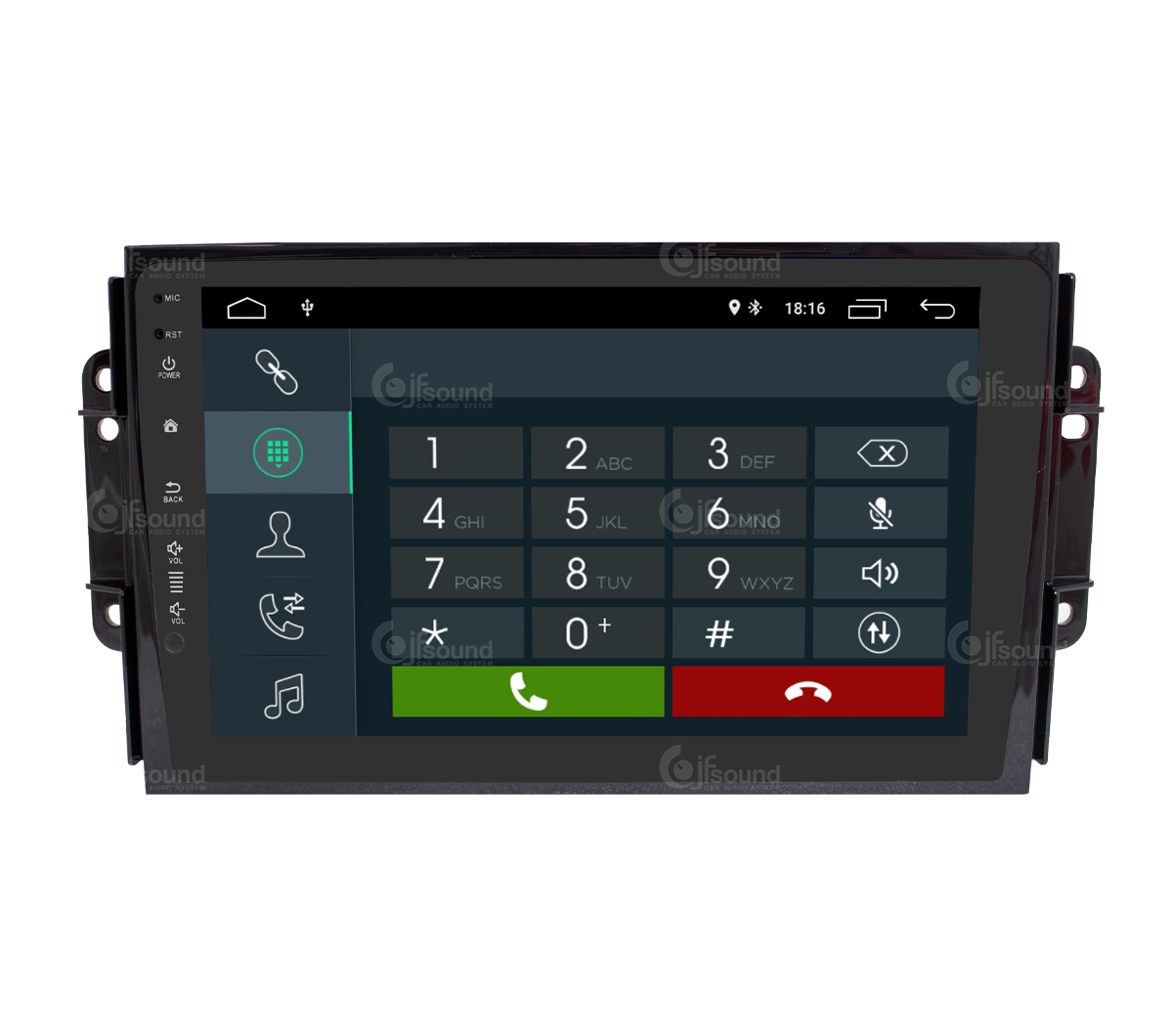 JFSound X7C-PRO JF-039D3-X7C-PRO autoradio Android DR 3 DSP