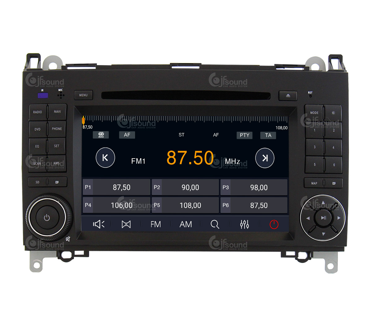 JFSound X9C-PRO JF-037MB-X9C-PRO autoradio per Mercedes A/B