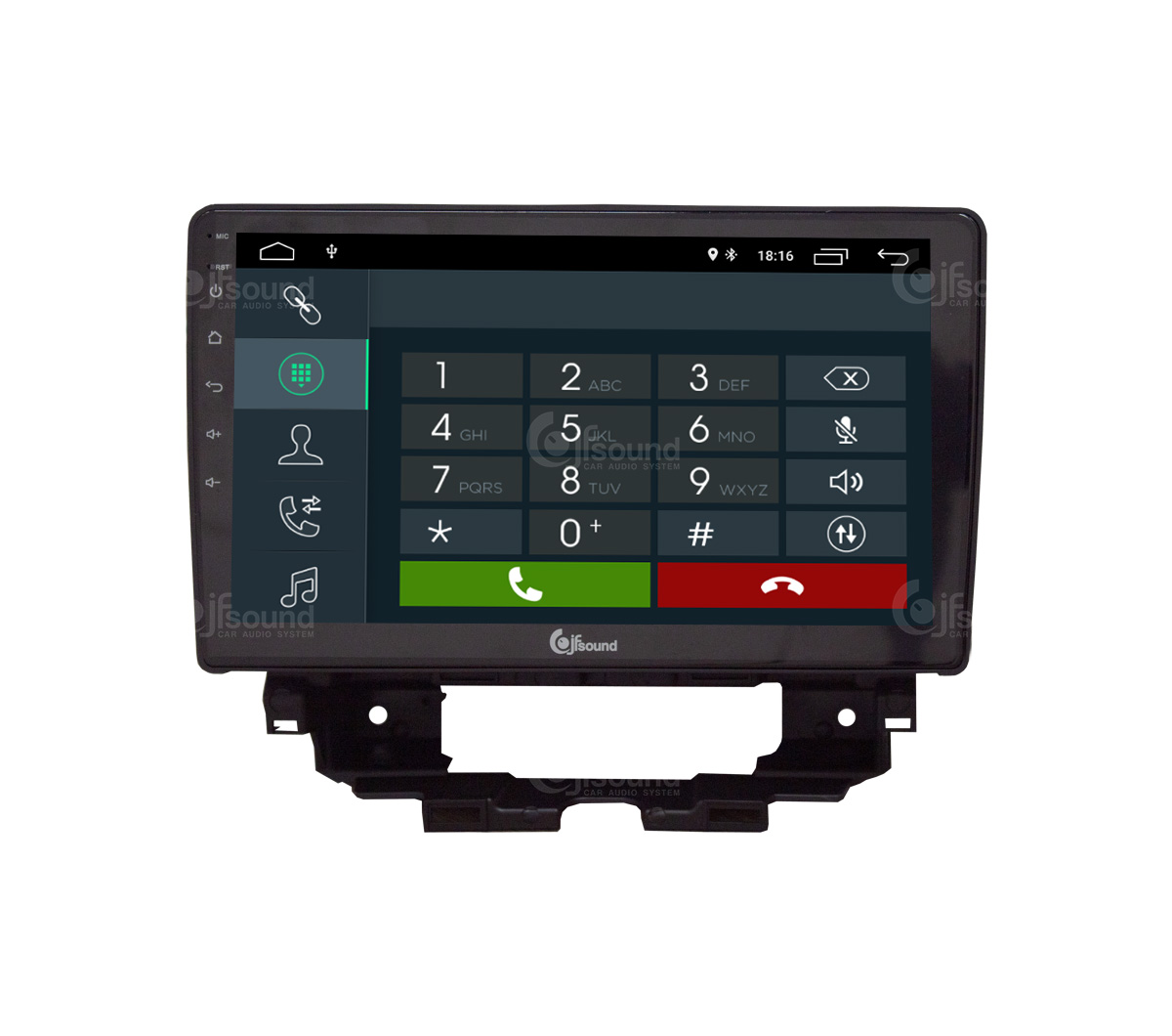 JFSound JF-031RK-X7C-PRO autoradio Renault Kangoo DSP