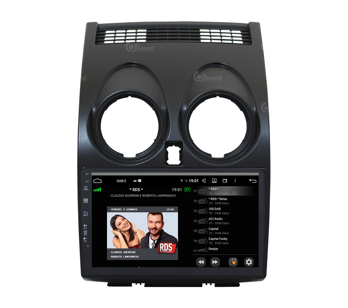 JFSound UP-PRO JF-039NQ-UP-1-PRO autoradio Nissan Qashqai CarPlay