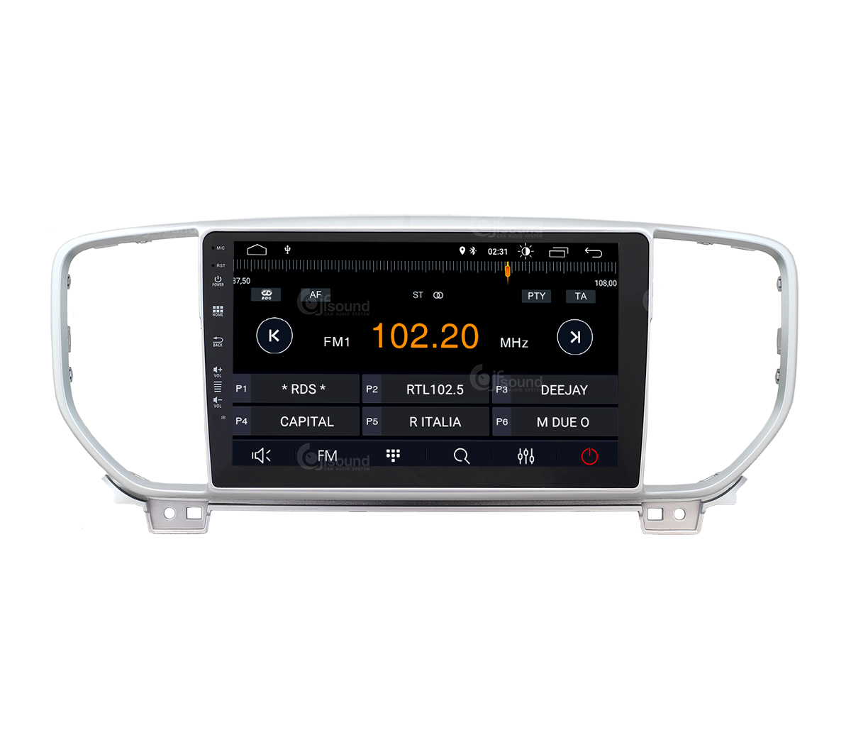 JFSound X7C-PRO JF-139KS autoradio Kia Sportage DSP