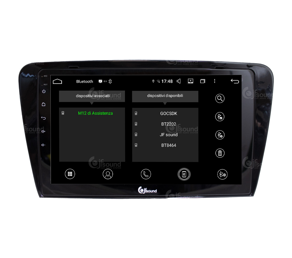 JFSound UP-PRO JF-231SO-UP-PRO autoradio CarPlay per Skoda Octavia