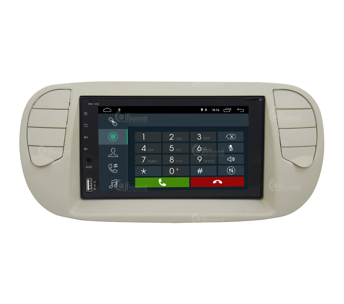 JFSound X7C-PRO JF-227-X7C-F5P-PRO autoradio Fiat 500 DSP