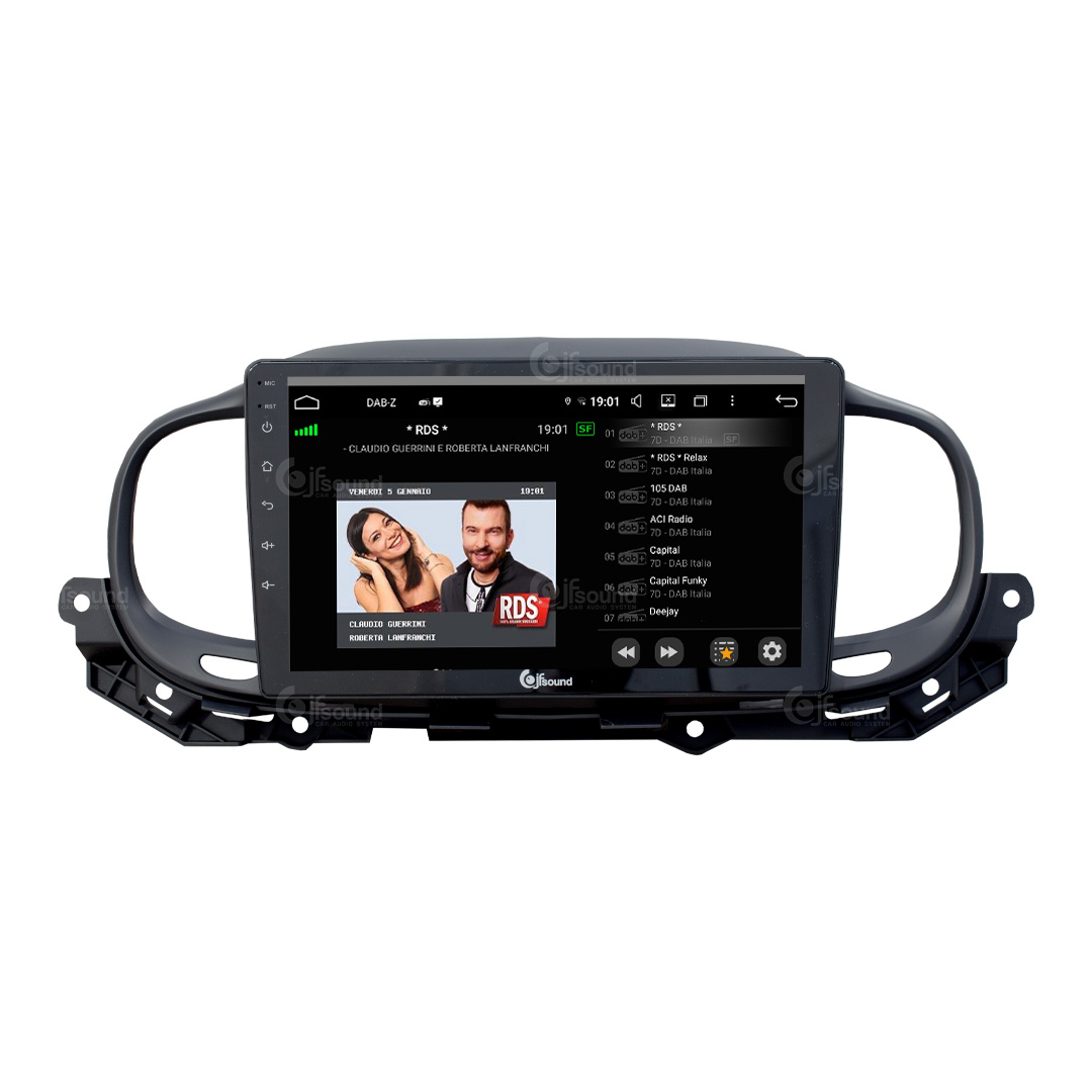 JFSound UP-PRO JF-039F5 autoradio Android Fiat 500 CarPlay