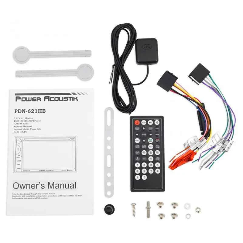 Power Acoustik PDN-621HB autoradio 2 DIN 6,2" navi BT