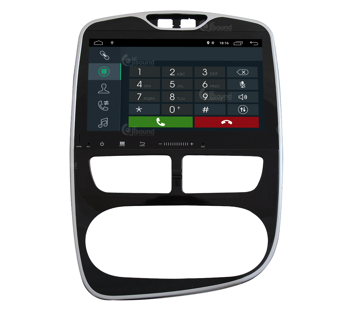 JFSound X7C-PRO JF-031RC Autoradio Android Renault Clio RLink