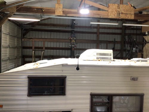 Magnedyne RV73 Antenna Gomma AM/FM 15" Camper Snodabile
