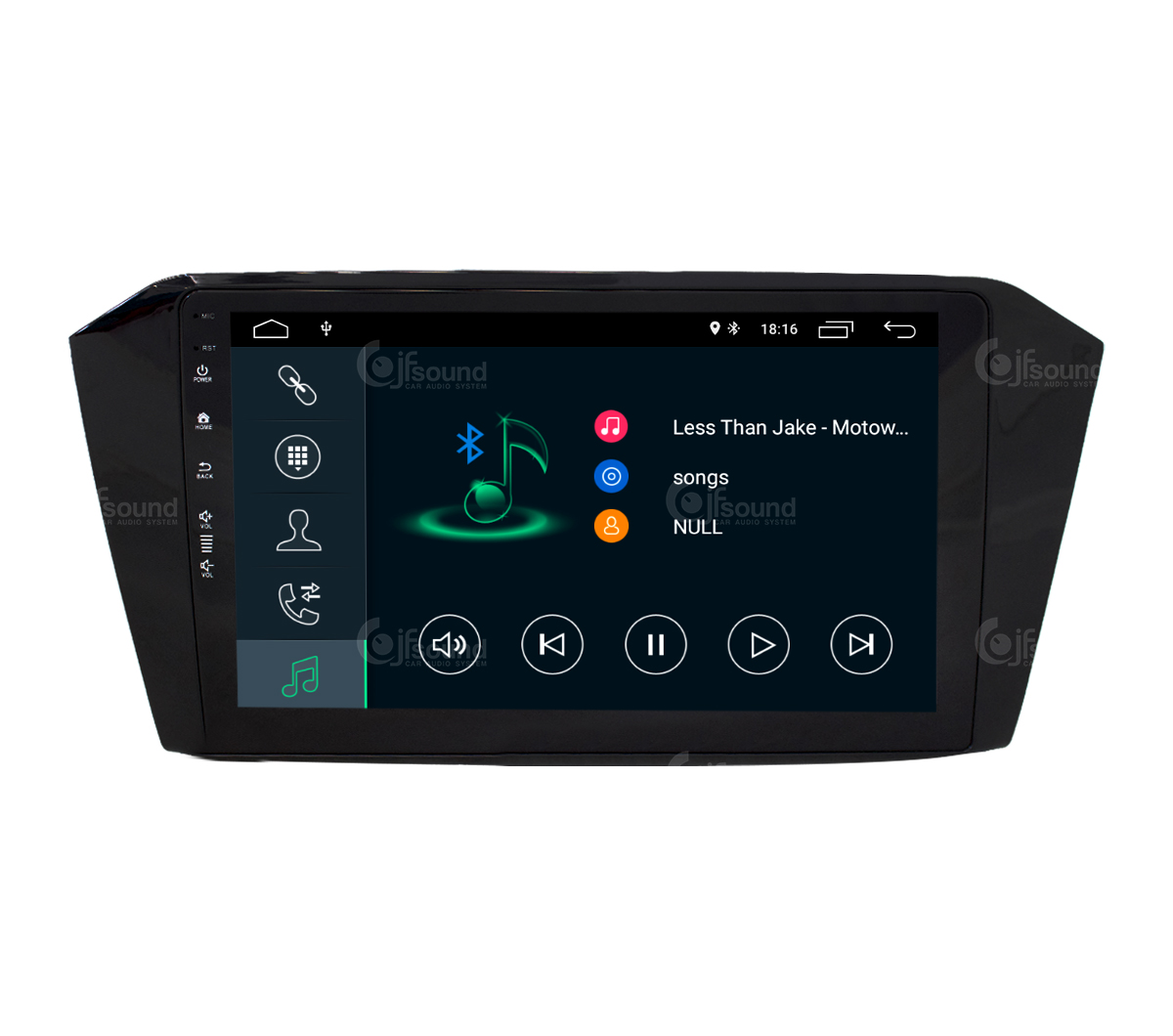 JFSound X7C-PRO JF-031WP autoradio Android Passat DSP