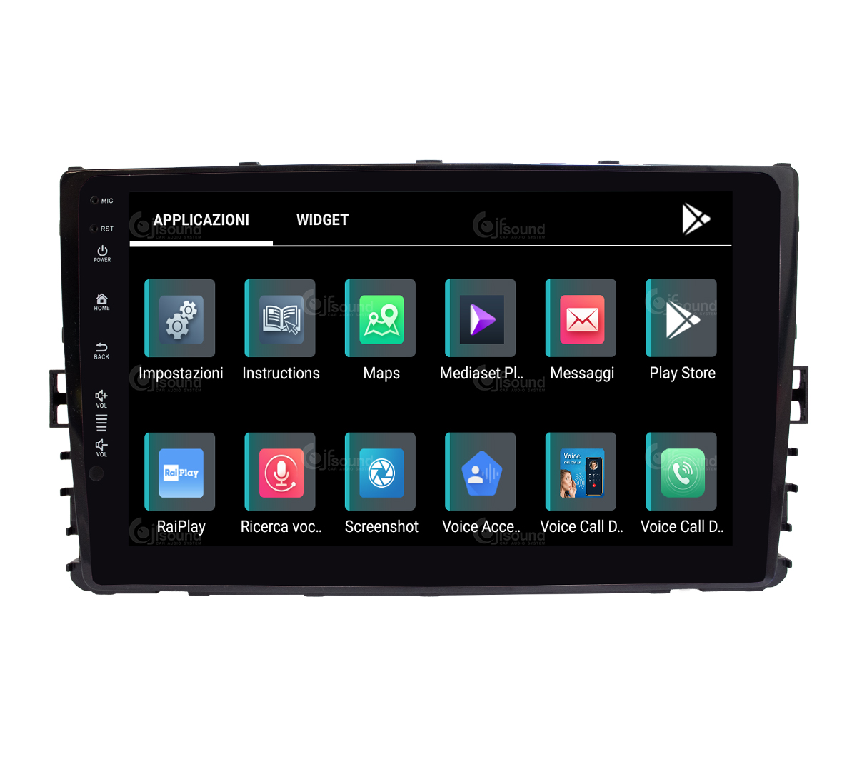 JFSound X9C-PRO JF-039WP autoradio 4G per Volkswagen Polo