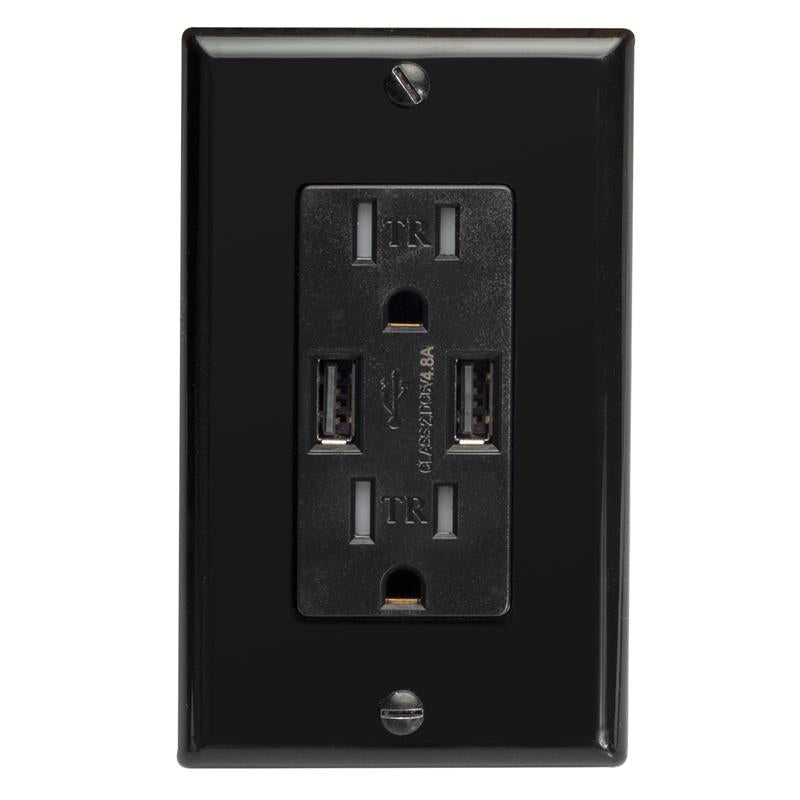 Magnedyne Utility WC-502 presa usb a muro bianca