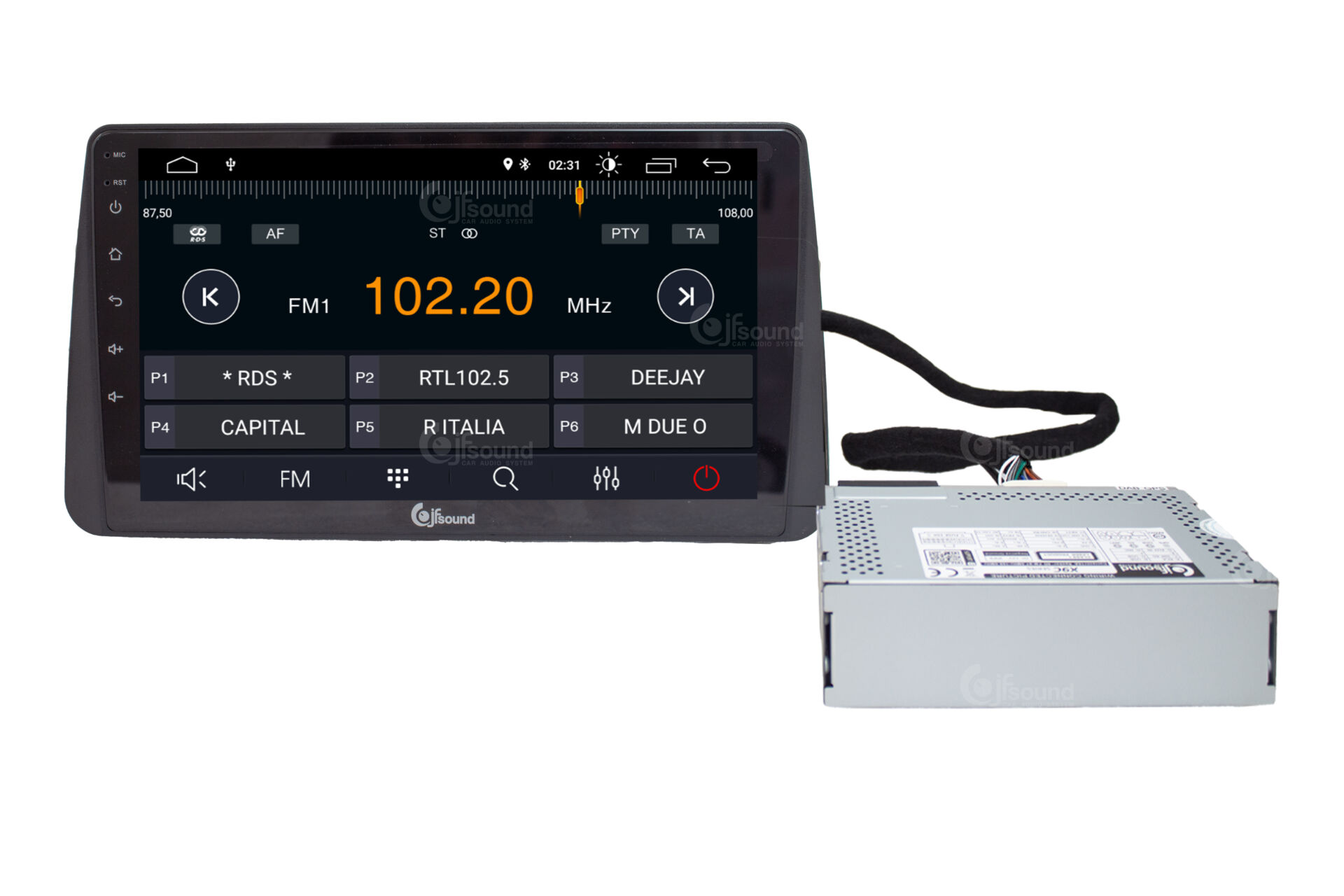 JFSound X7C-PRO JF-039FT-X7C-PRO autoradio Tipo DSP