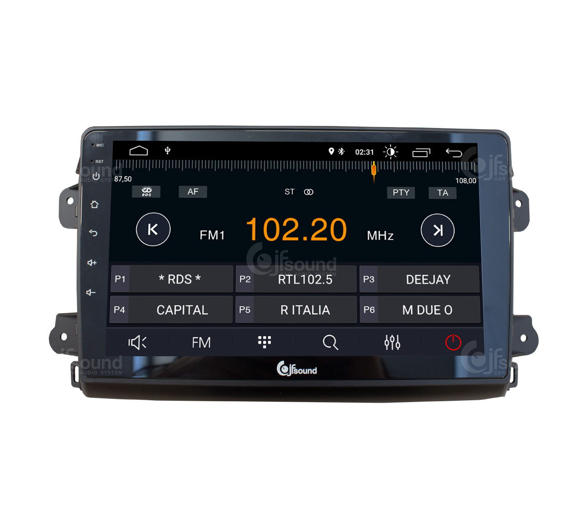 JFSound X7C-PRO JF-039D8 autoradio Ducato 8 con DSP