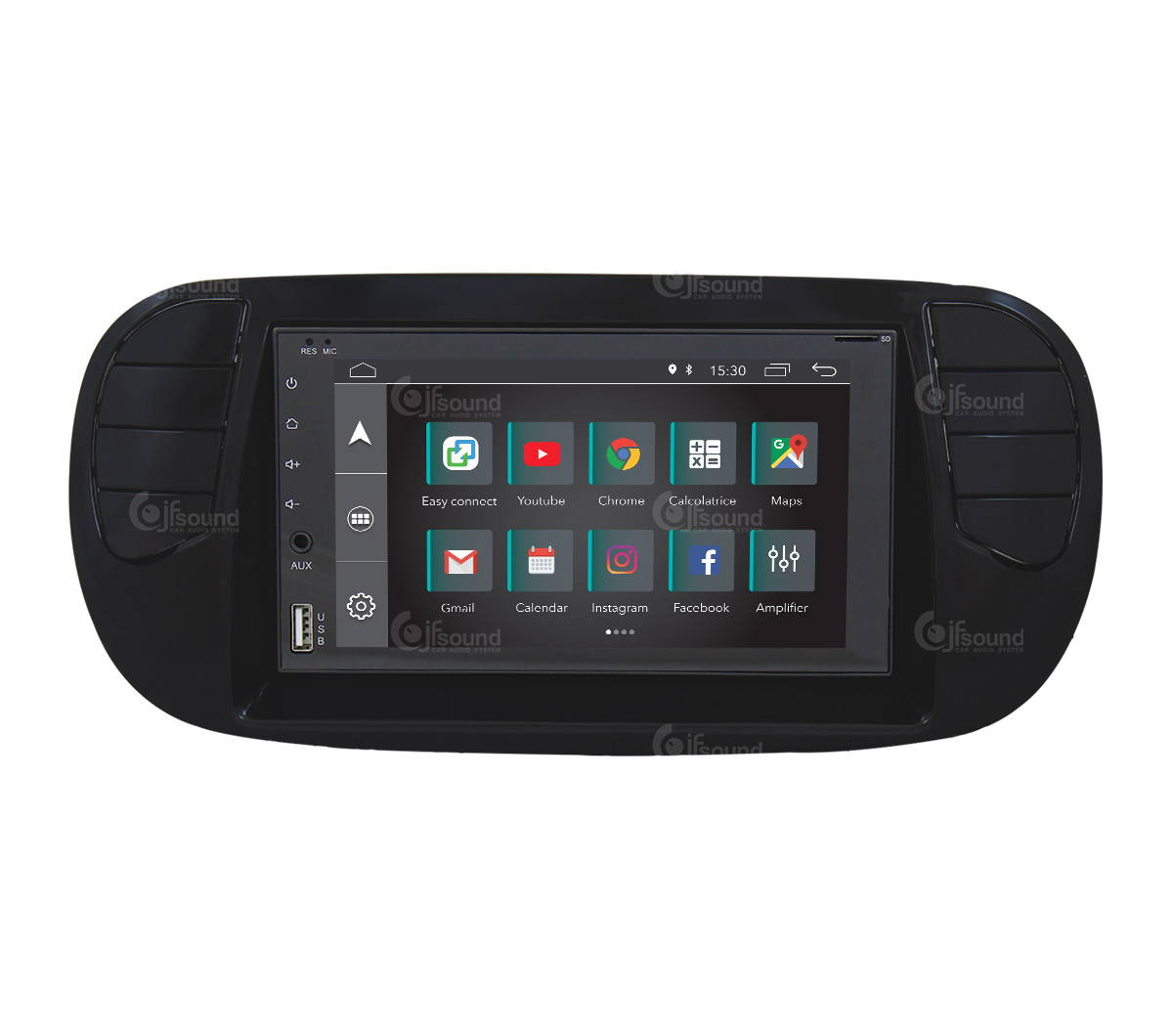 JFSound X7C-PRO JF-227-X7C-F5O-PRO autoradio Fiat 500 DSP