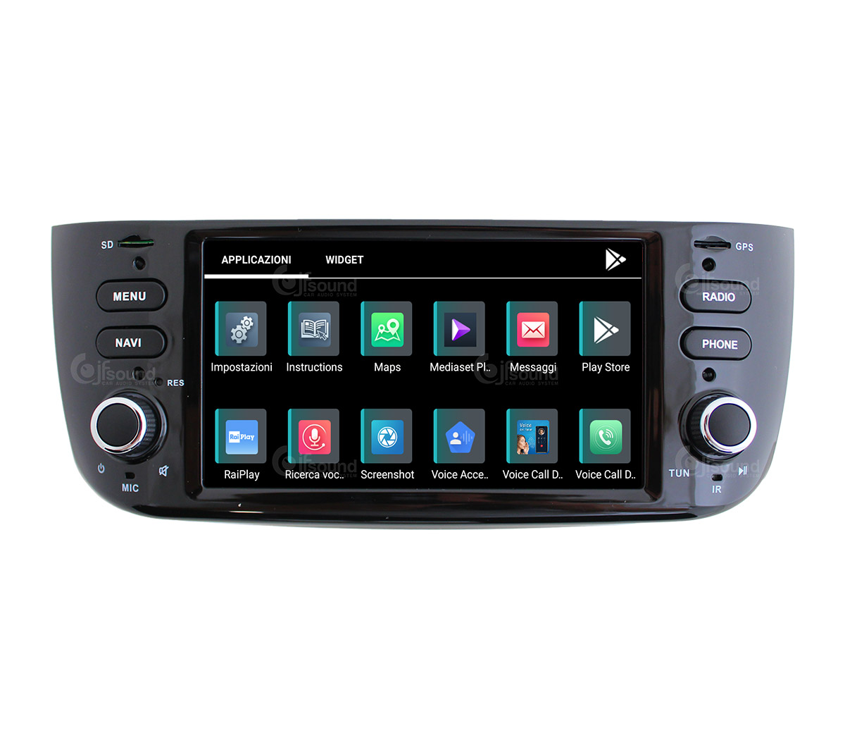 JFSound X9C-PRO JF-132FL-X9C-PRO autoradio Android Fiat Punto EVO 4G