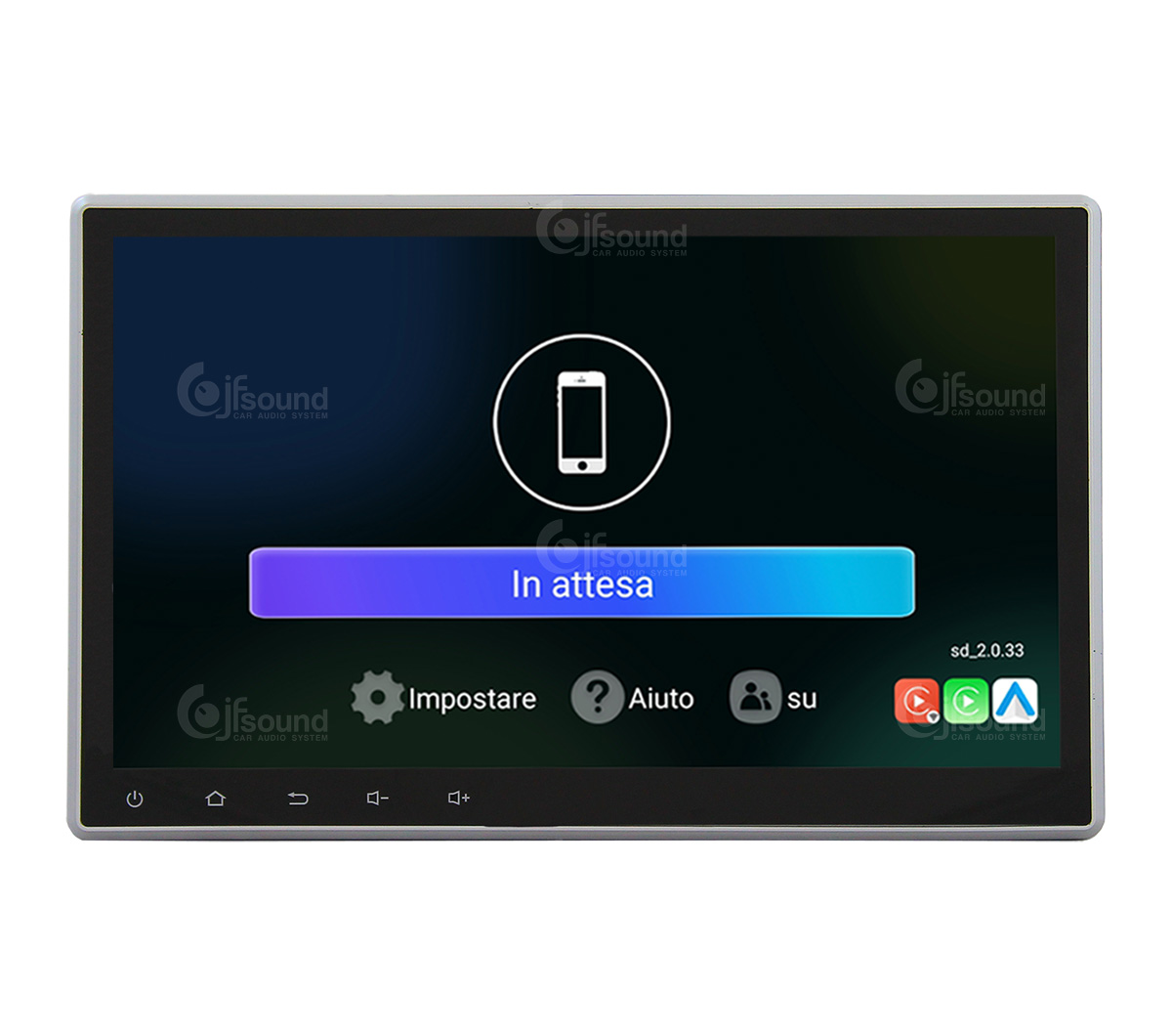 JFSound UP-PRO Autoradio Android Auto Sistema Multimediale