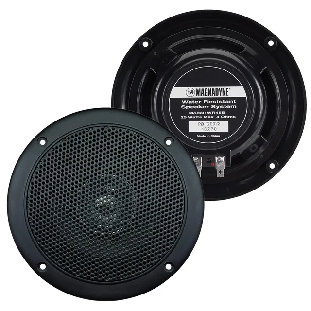 Magnedyne AquaVibe WR45B Altoparlanti Neri 5" Coppia