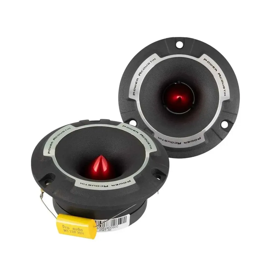 Power Acoustik PRT-30 tweeter auto coppia alluminio 103dB