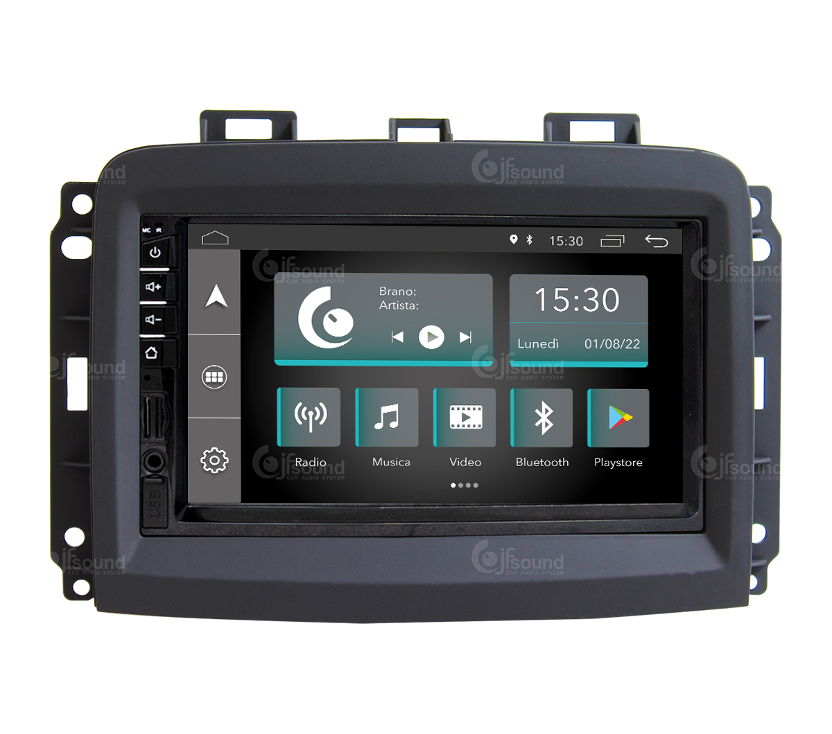 JFSound X7C-PRO JF-007-X7C-FL-PRO autoradio Android Fiat 500L DSP