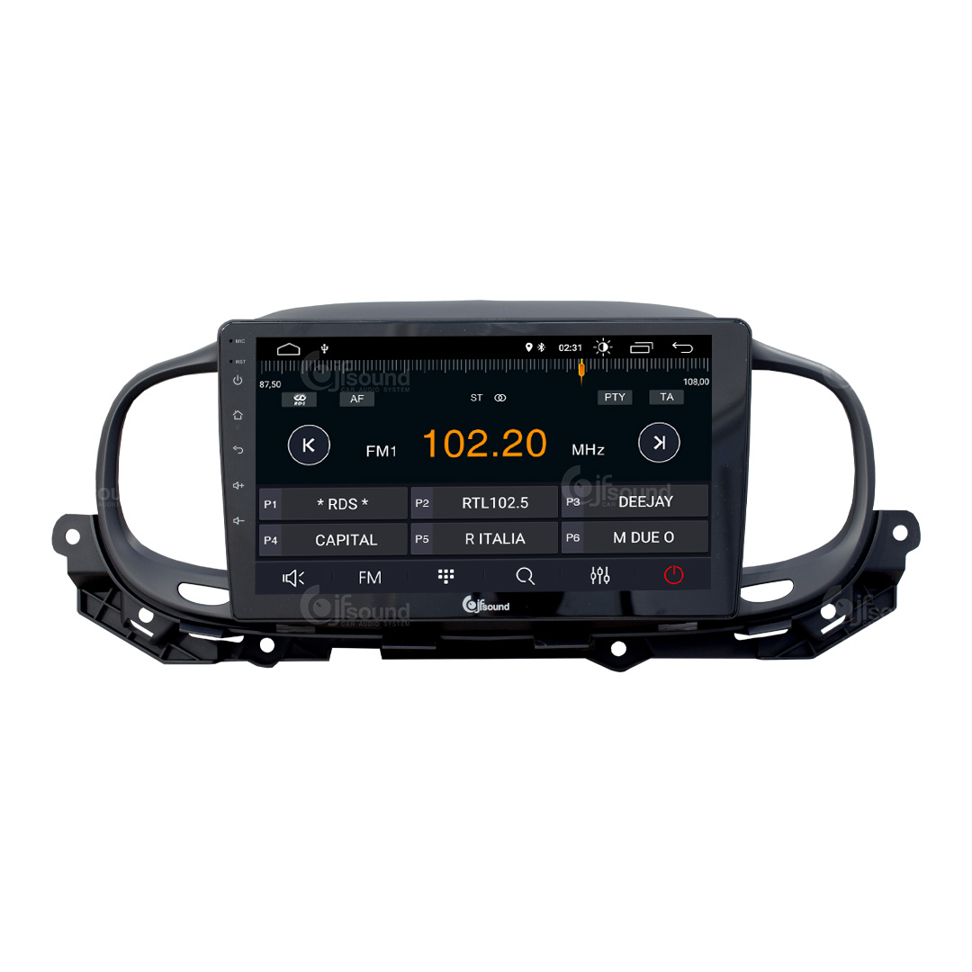 JFSound X7C-PRO JF-039F5-X7C-PRO autoradio Android Fiat 500 DSP