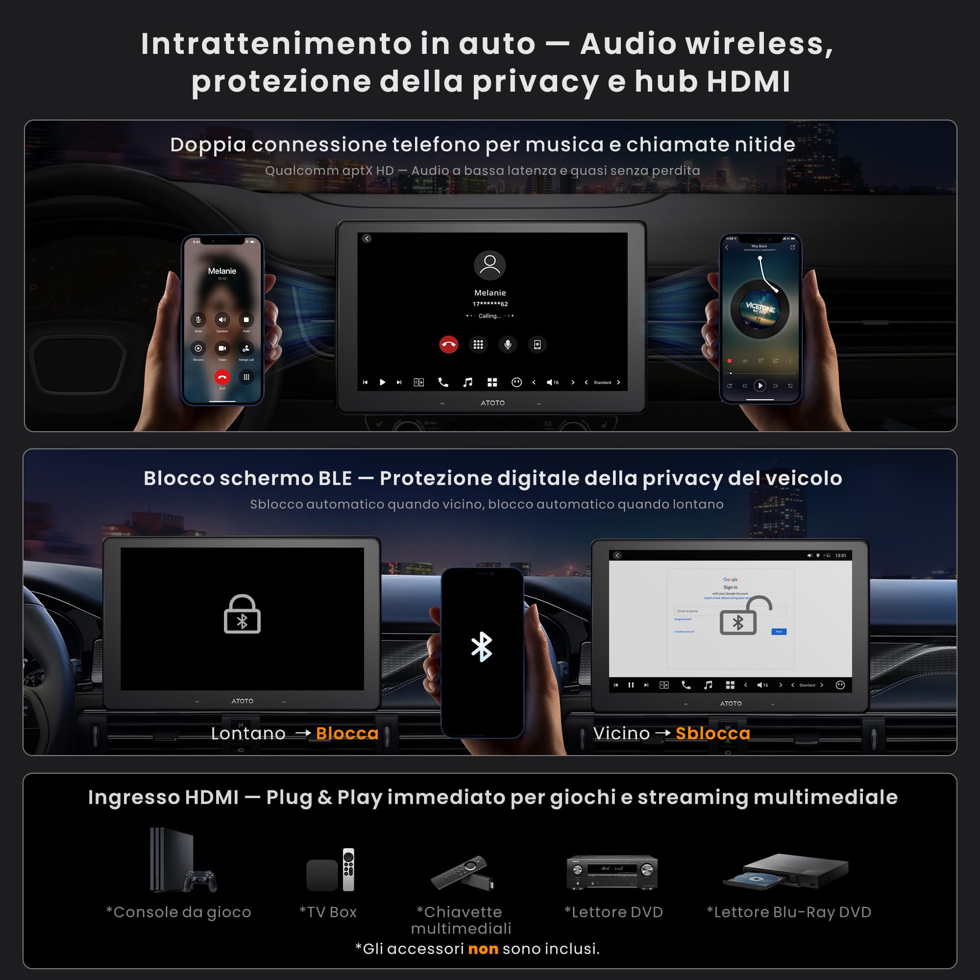ATOTOZONE Car Stereo X10DG211E autoradio 10.1" 8+128G DAB+