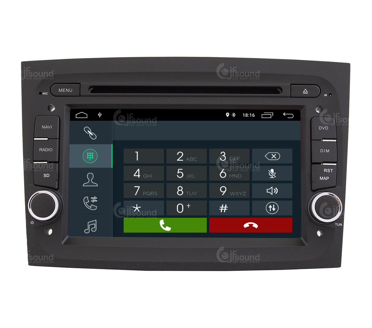 JFSound X7C-PRO JF-037FD-X7C-PRO autoradio Android Fiat Doblò DSP