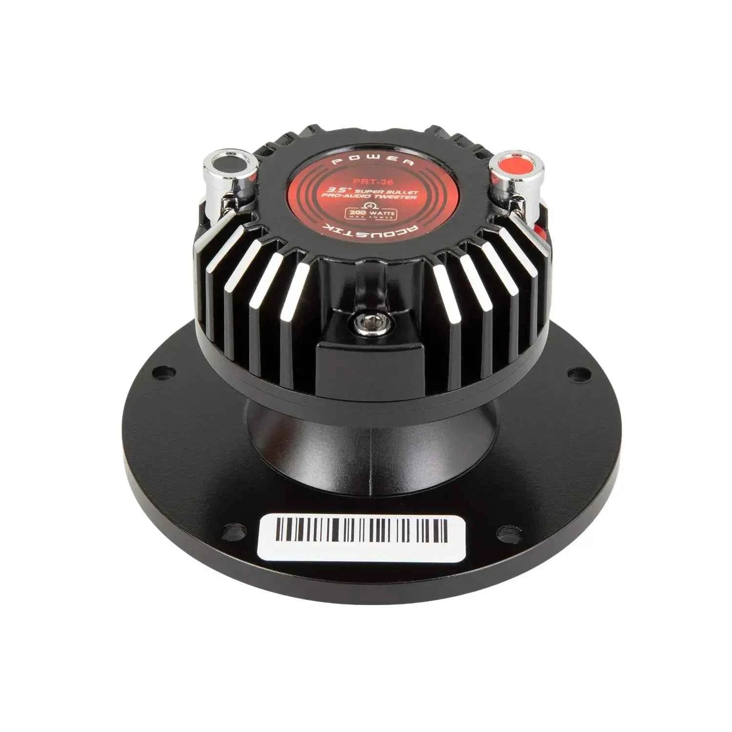 Power Acoustik PRT-36 tweeter auto 3.5" alluminio coppia