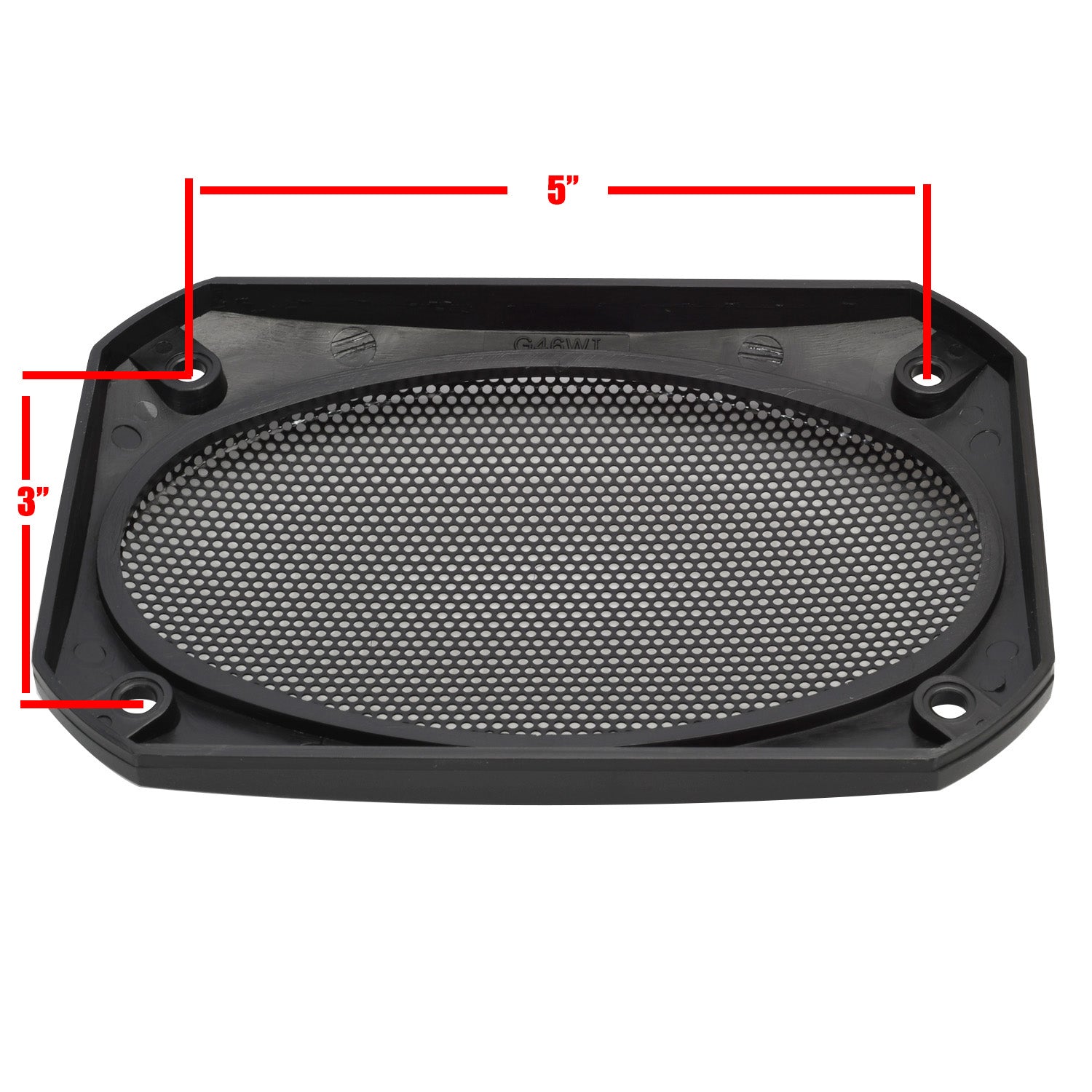 Magnedyne RV Speakers Griglia Altoparlante 4x6" Nera Metallo