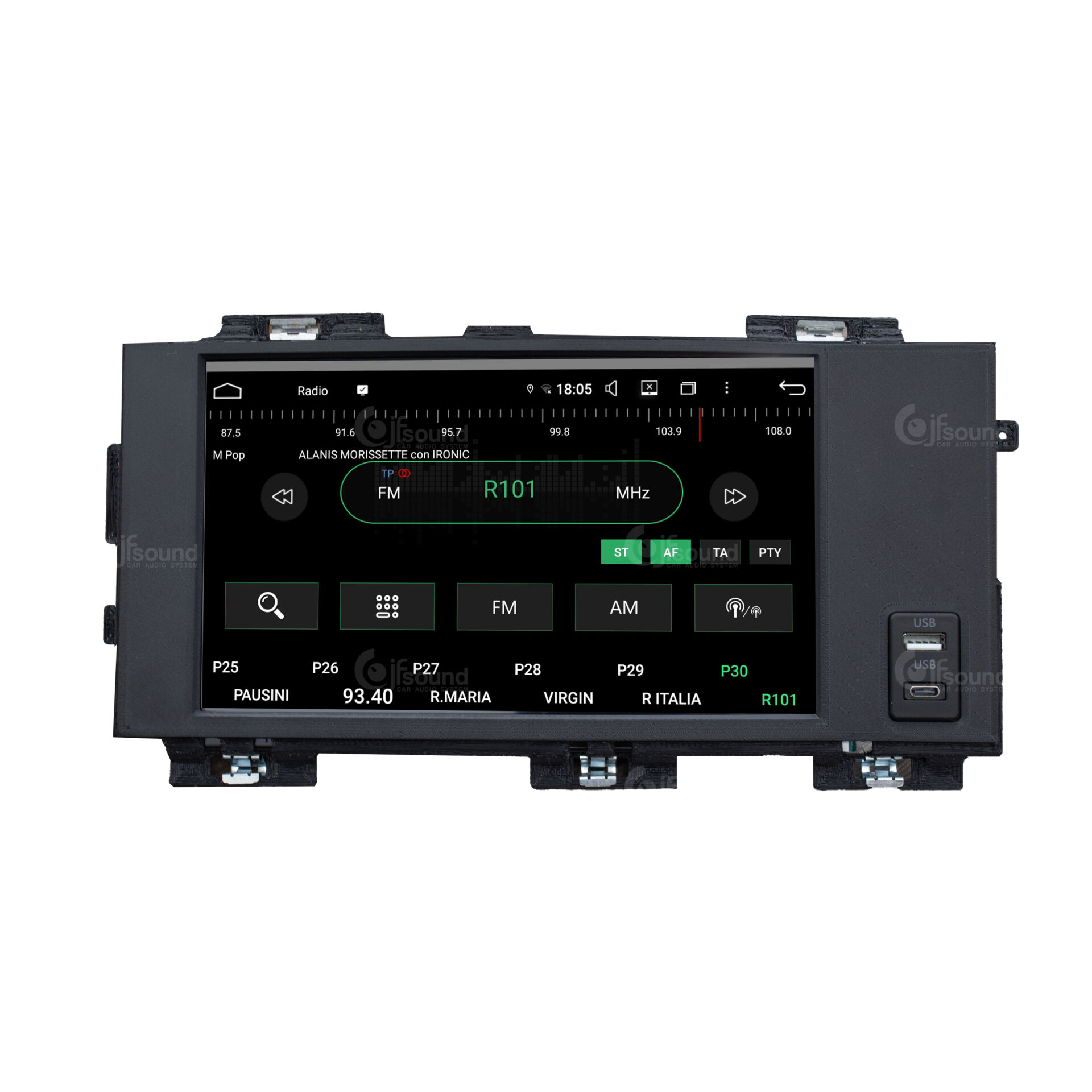 JFSound UP-PRO JF-039FG-UP-PRO autoradio Fiat Grande Panda