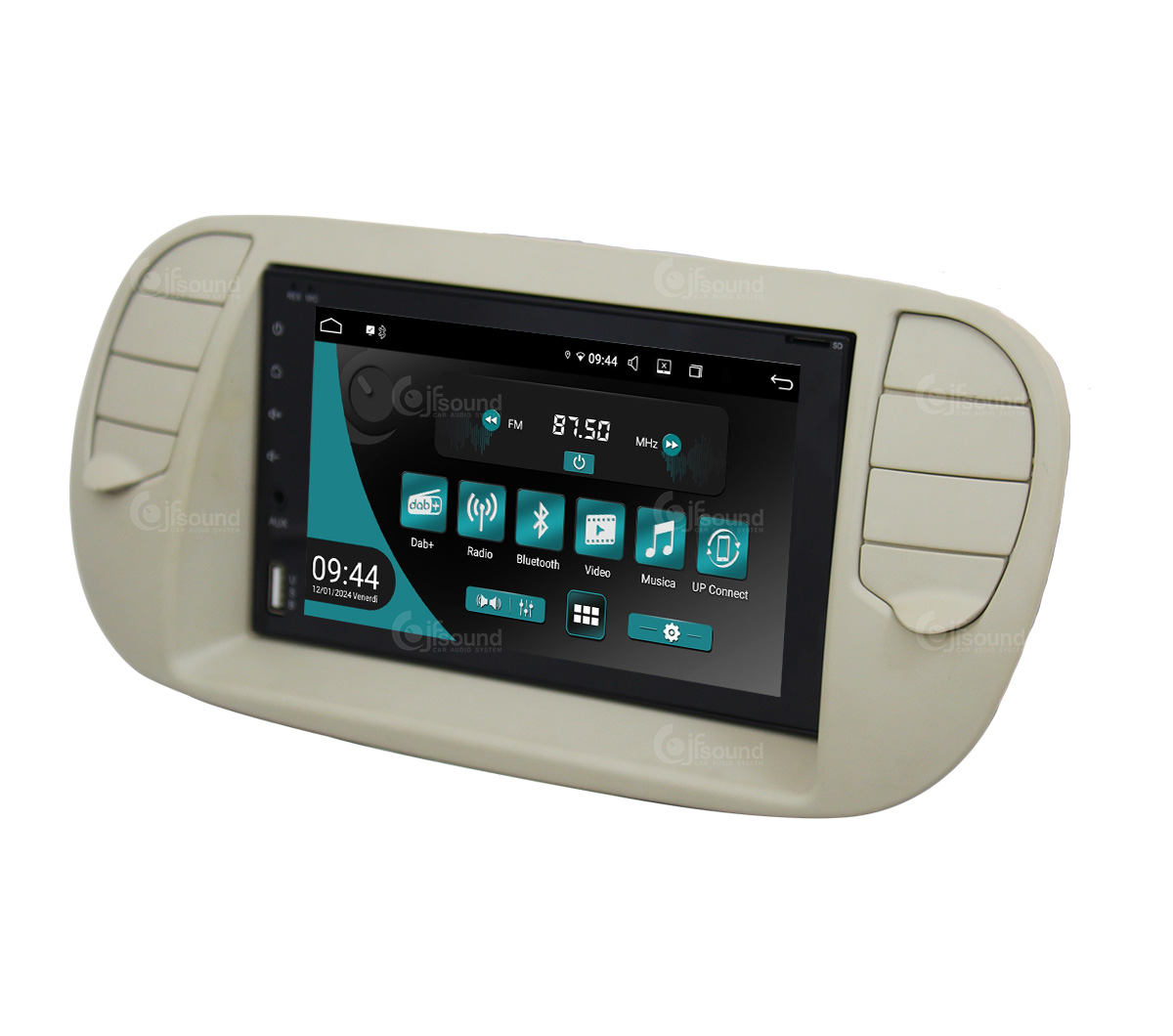 JFSound JF-227-UP-F5P-PRO autoradio Android per Fiat 500 CarPlay